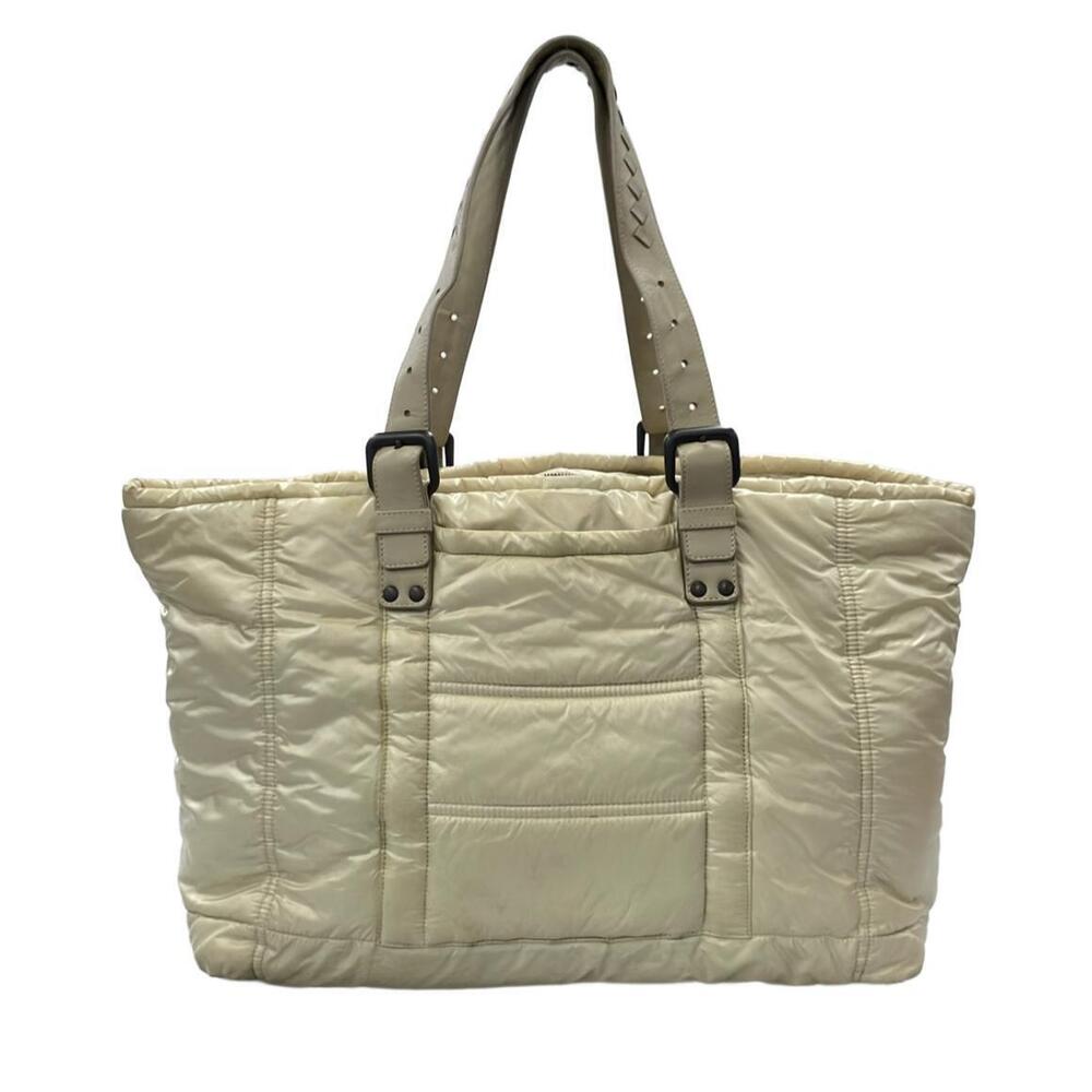 Bottega Veneta Tote Bag White Spinnaker beige
